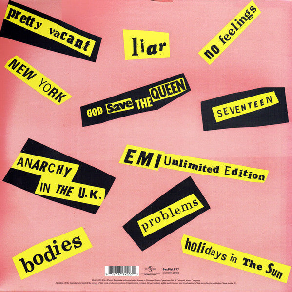 Sex Pistols - Never Mind The Bollocks, Here's The Sex Pistols