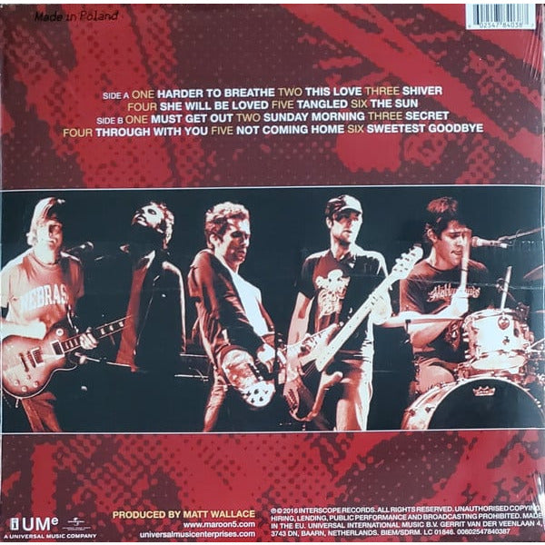 Maroon 5 - Songs About Jane [Vinyl LP] – Loud & Clear Edinburgh