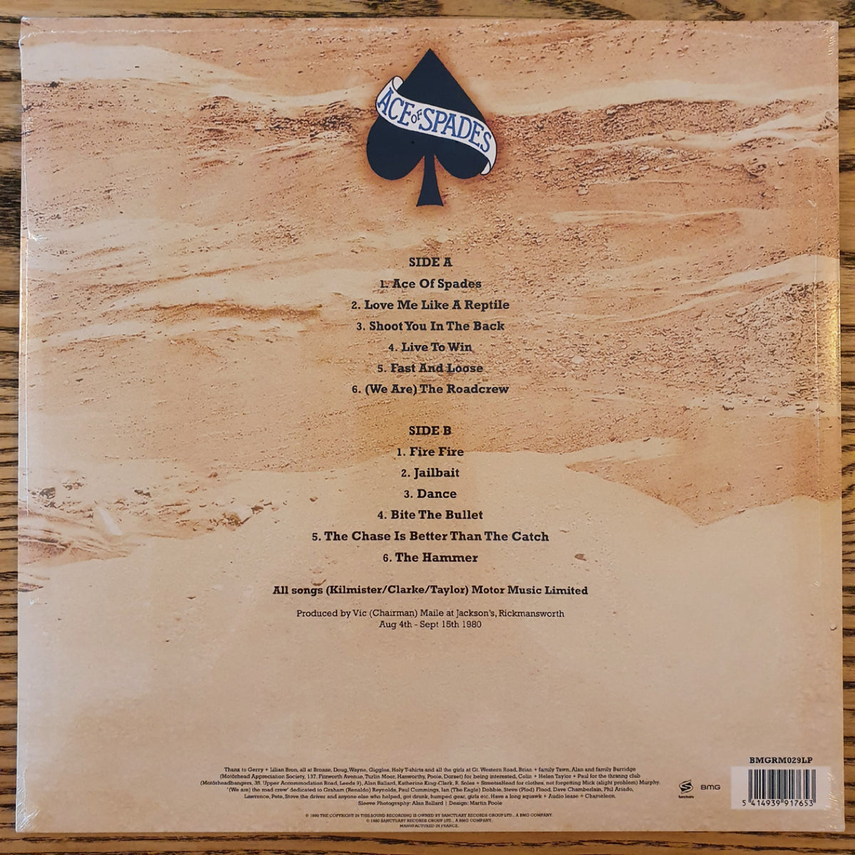 Motorhead - Ace Of Spades [Vinyl LP] – Loud & Clear Edinburgh