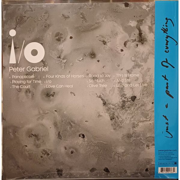 Peter Gabriel – I/O (Bright-Side Mixes) (2023, Gatefold, Vinyl